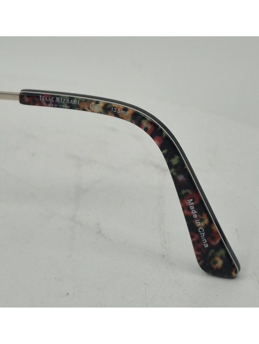 ISAAC MIZRAHI NEW YORK IM30274 BR BROWN Floral FRAMES SUNGLASSES 52-16-135
